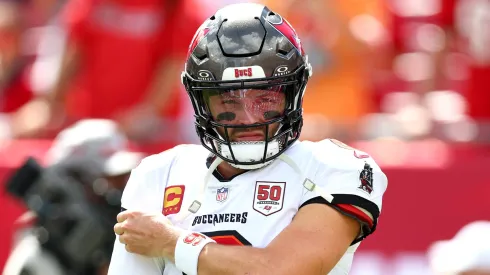 Baker Mayfield #6 of the Tampa Bay Buccaneers.