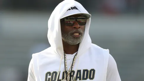 Head coach Deion Sanders of the Colorado Buffaloes.