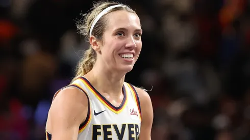 Lexie Hull #10 of the Indiana Fever.