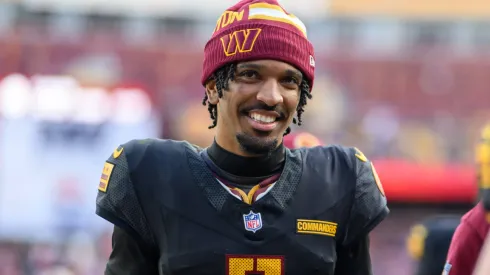 Washington Commanders' quarterback Jayden Daniels