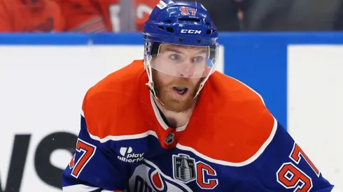 Connor McDavid during an NHL game.