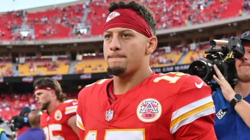 Patrick Mahomes #15 of the Kansas City Chiefs.