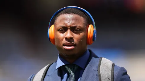 DJ Lagway at Ben Hill Griffin Stadium on September 06, 2025 in Gainesville, Florida.