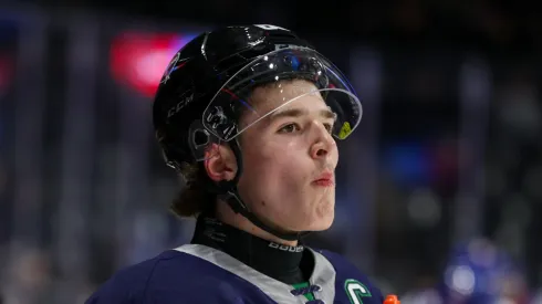 Braeden Cootes, selected with the 15th overall pick in the 2025 NHL entry Draft