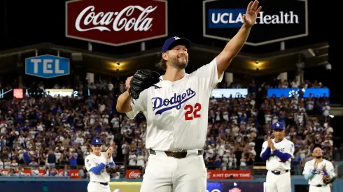 Clayton Kershaw #22 of the Los Angeles Dodgers in 2025.