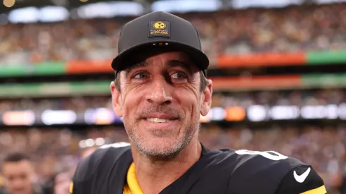 Aaron Rodgers quarterback of the Pittsburgh Steelers