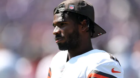 Quarterback Shedeur Sanders #12 of the Cleveland Browns.