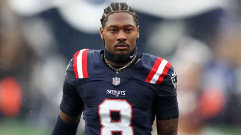 Stefon Diggs #8 of the New England Patriots