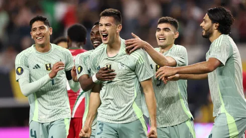 Players of Mexico during the 2025 CONCACAF Gold Cup.