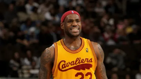 LeBron James during a Cleveland Cavaliers game.