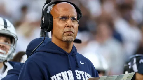 Head Coach James Franklin of the Penn State Nittany Lions.