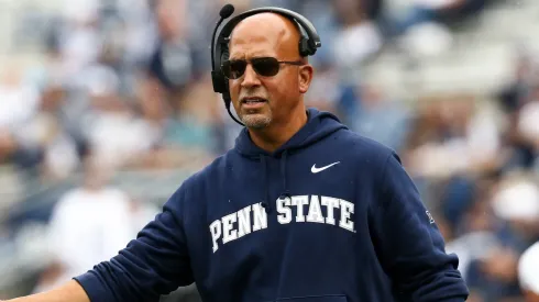 Head coach James Franklin of the Penn State Nittany Lions.