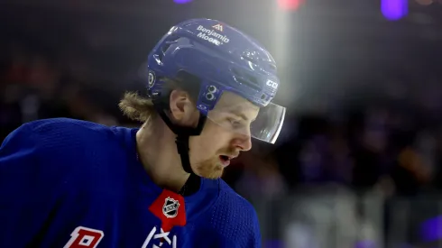 Brennan Othmann of the New York Rangers at Madison Square Garden.