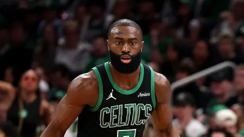 Jaylen Brown #7 of the Boston Celtics.