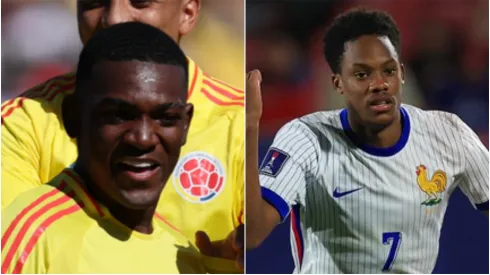 Joel Canchimbo of Colombia and Lucas Michal of France.