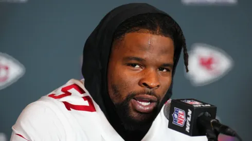 Dre Greenlaw on February 06, 2024 in Henderson, Nevada