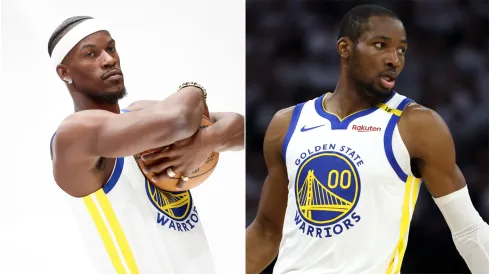 Jimmy Butler and Jonathan Kuminga of Golden State Warriors.