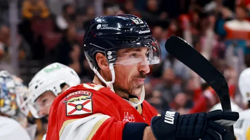 Brad Marchand at Amerant Bank Arena on October 23, 2025 in Sunrise, Florida.