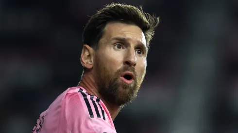 Lionel Messi at Chase Stadium on October 24, 2025 in Fort Lauderdale, Florida.