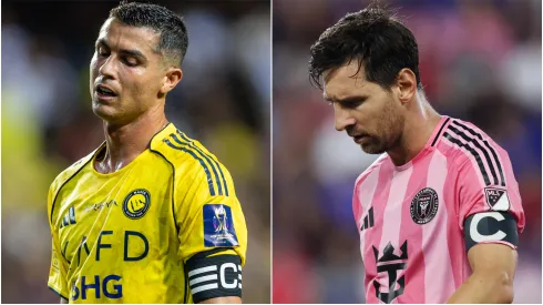 Cristiano Ronaldo of Al Nassr and Lionel Messi of Inter Miami.