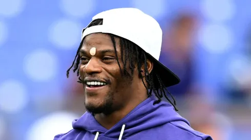 Lamar Jackson quarterback of the Baltimore Ravens