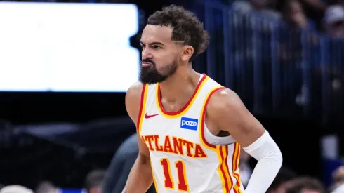 Trae Young #11 of the Atlanta Hawks.