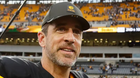 Aaron Rodgers quarterback of the Pittsburgh Steelers