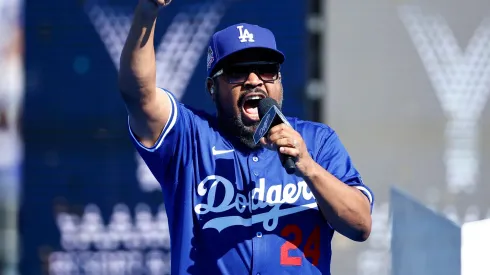 Ice Cube performs during the 2024 World Series Celebration Show.