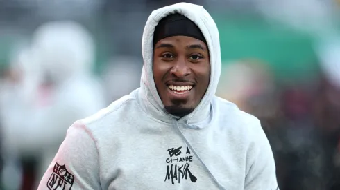 Breece Hall #20 of the New York Jets.