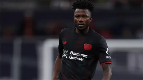 Edmond Tapsoba of Bayer Leverkusen