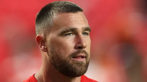 Travis Kelce tight end of the Kansas City Chiefs