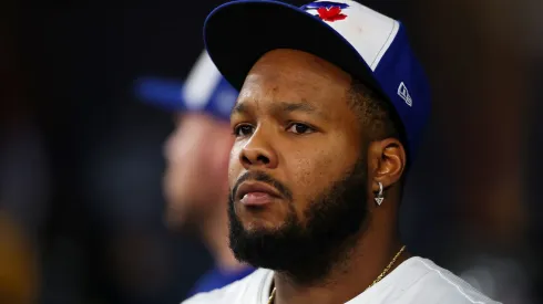 Vladimir Guerrero Jr. at Rogers Center on November 01, 2025 in Toronto, Ontario.