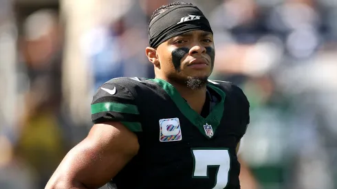 Justin Fields #7 of the New York Jets.