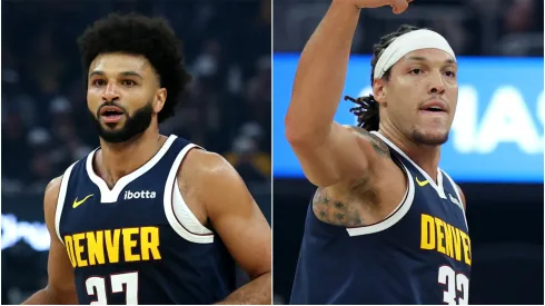 Jamal Murray and Aaron Gordon of Denver Nuggets.