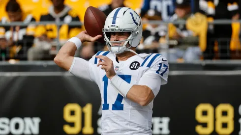 Daniel Jones #17 of the Indianapolis Colts in 2025.