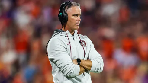 Head Coach Mike Norvell of the Florida State Seminoles.