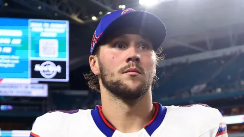 Josh Allen #17 of the Buffalo Bills