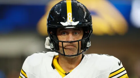 Aaron Rodgers #8 of the Pittsburgh Steelers