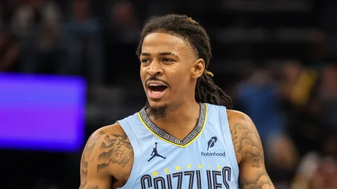 Ja Morant #12 of the Memphis Grizzlies