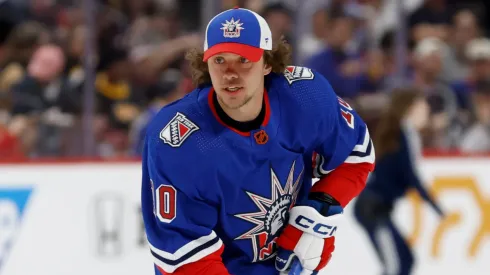 Artemi Panarin during the 2023 NHL All-Star Skills Competition