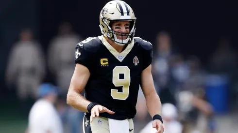 Drew Brees #9 of the New Orleans Saints in 2019.