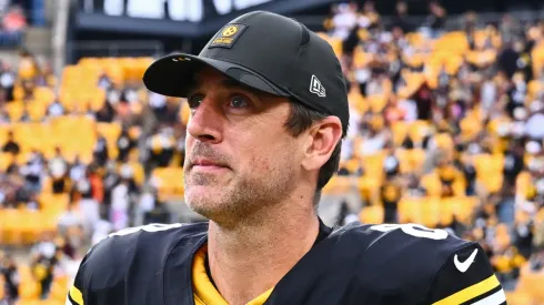 Aaron Rodgers quarterback of the Pittsburgh Steelers