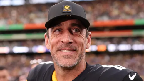 Aaron Rodgers quarterback of the Pittsburgh Steelers