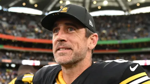 Aaron Rodgers quarterback of the Pittsburgh Steelers