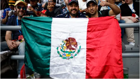 Fans show their support with Mexico flags