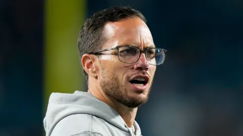 Mike McDaniel head coach of the Miami Dolphins