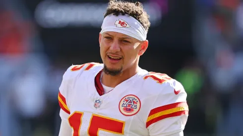Patrick Mahomes #15 of the Kansas City Chiefs.