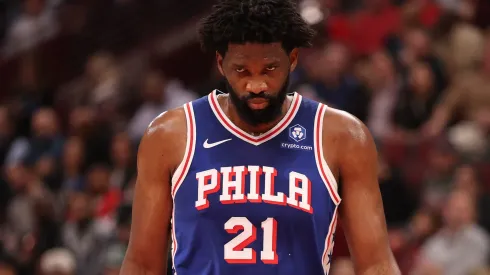 Joel Embiid #21 of the Philadelphia 76ers.