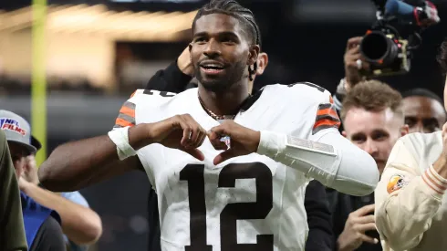 Shedeur Sanders #12 of the Cleveland Browns