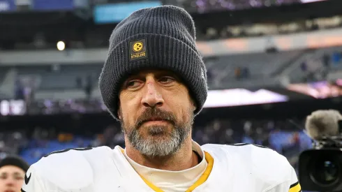 Aaron Rodgers quarterback of the Pittsburgh Steelers